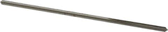 Made in USA - 0.091" High Speed Steel 4 Flute Chucking Reamer - Straight Flute, 0.081" Straight Shank, 3/4" Flute Length, 3" OAL - USA Tool & Supply