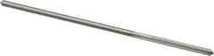 Made in USA - 0.092" High Speed Steel 4 Flute Chucking Reamer - Straight Flute, 0.081" Straight Shank, 3/4" Flute Length, 3" OAL - USA Tool & Supply