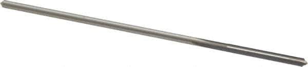Made in USA - 0.0985" High Speed Steel 4 Flute Chucking Reamer - Straight Flute, 0.0928" Straight Shank, 7/8" Flute Length, 3-1/2" OAL - USA Tool & Supply