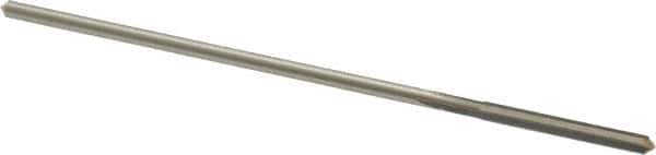 Made in USA - 0.1005" High Speed Steel 4 Flute Chucking Reamer - Straight Flute, 0.0928" Straight Shank, 7/8" Flute Length, 3-1/2" OAL - USA Tool & Supply