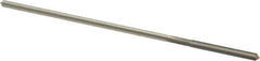 Made in USA - 0.1005" High Speed Steel 4 Flute Chucking Reamer - Straight Flute, 0.0928" Straight Shank, 7/8" Flute Length, 3-1/2" OAL - USA Tool & Supply