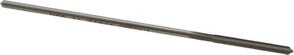 Made in USA - 0.101" High Speed Steel 4 Flute Chucking Reamer - Straight Flute, 0.0928" Straight Shank, 7/8" Flute Length, 3-1/2" OAL - USA Tool & Supply