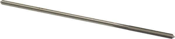 Made in USA - 0.102" High Speed Steel 4 Flute Chucking Reamer - Straight Flute, 0.095" Straight Shank, 7/8" Flute Length, 3-1/2" OAL - USA Tool & Supply