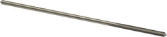 Made in USA - 0.102" High Speed Steel 4 Flute Chucking Reamer - Straight Flute, 0.095" Straight Shank, 7/8" Flute Length, 3-1/2" OAL - USA Tool & Supply