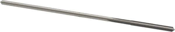 Made in USA - 0.1035" High Speed Steel 4 Flute Chucking Reamer - Straight Flute, 0.095" Straight Shank, 7/8" Flute Length, 3-1/2" OAL - USA Tool & Supply