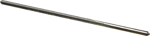Made in USA - 0.1055" High Speed Steel 4 Flute Chucking Reamer - Straight Flute, 0.095" Straight Shank, 7/8" Flute Length, 3-1/2" OAL - USA Tool & Supply