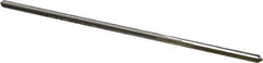 Made in USA - 0.1055" High Speed Steel 4 Flute Chucking Reamer - Straight Flute, 0.095" Straight Shank, 7/8" Flute Length, 3-1/2" OAL - USA Tool & Supply