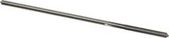 Made in USA - 0.108" High Speed Steel 4 Flute Chucking Reamer - Straight Flute, 0.103" Straight Shank, 7/8" Flute Length, 3-1/2" OAL - USA Tool & Supply