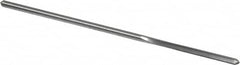 Made in USA - 0.1095" High Speed Steel 4 Flute Chucking Reamer - USA Tool & Supply