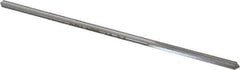 Made in USA - 0.1125" High Speed Steel 4 Flute Chucking Reamer - Straight Flute, 0.1055" Straight Shank, 7/8" Flute Length, 3-1/2" OAL - USA Tool & Supply