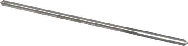 Made in USA - 0.119" High Speed Steel 4 Flute Chucking Reamer - Straight Flute, 0.112" Straight Shank, 7/8" Flute Length, 3-1/2" OAL - USA Tool & Supply