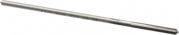 Made in USA - 0.1195" High Speed Steel 4 Flute Chucking Reamer - USA Tool & Supply