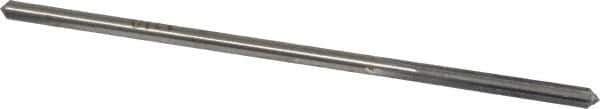 Made in USA - 0.121" High Speed Steel 4 Flute Chucking Reamer - Straight Flute, 0.112" Straight Shank, 7/8" Flute Length, 3-1/2" OAL - USA Tool & Supply