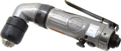 Sioux Tools - 3/8" Reversible Keyless Chuck - Right Angle Handle, 1,200 RPM, 10 CFM, 0.33 hp - USA Tool & Supply