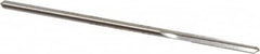 Made in USA - 0.128" High Speed Steel 4 Flute Chucking Reamer - USA Tool & Supply