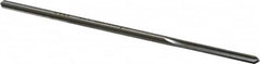 Made in USA - 0.131" High Speed Steel 4 Flute Chucking Reamer - USA Tool & Supply