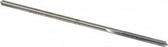 Made in USA - 0.1315" High Speed Steel 4 Flute Chucking Reamer - USA Tool & Supply
