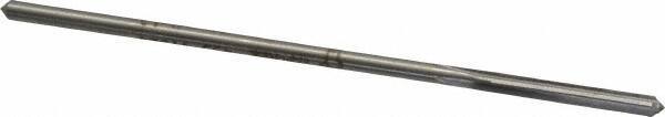 Made in USA - 0.132" High Speed Steel 4 Flute Chucking Reamer - Straight Flute, 0.119" Straight Shank, 7/8" Flute Length, 3-1/2" OAL - USA Tool & Supply