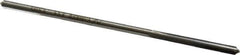 Made in USA - 0.139" High Speed Steel 4 Flute Chucking Reamer - Straight Flute, 0.135" Straight Shank, 1" Flute Length, 4" OAL - USA Tool & Supply