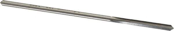 Made in USA - 0.1395" High Speed Steel 4 Flute Chucking Reamer - Straight Flute, 0.135" Straight Shank, 1" Flute Length, 4" OAL - USA Tool & Supply