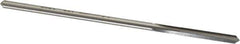 Made in USA - 0.1395" High Speed Steel 4 Flute Chucking Reamer - Straight Flute, 0.135" Straight Shank, 1" Flute Length, 4" OAL - USA Tool & Supply