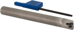 Iscar - MGSI, Left Hand Cut, 8mm Shank Width, Neutral Rake Indexable Turning Toolholder - 72mm OAL, IR; WB.T 52.. Insert Compatibility, Series Isoturn - USA Tool & Supply