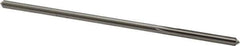 Made in USA - 0.1605" High Speed Steel 6 Flute Chucking Reamer - Straight Flute, 0.153" Straight Shank, 1-1/8" Flute Length, 4-1/2" OAL - USA Tool & Supply