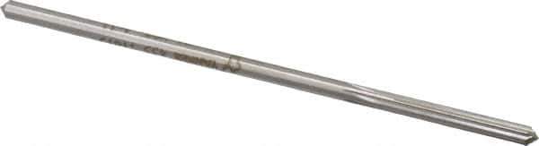 Made in USA - 0.1615" High Speed Steel 6 Flute Chucking Reamer - Straight Flute, 0.153" Straight Shank, 1-1/8" Flute Length, 4-1/2" OAL - USA Tool & Supply