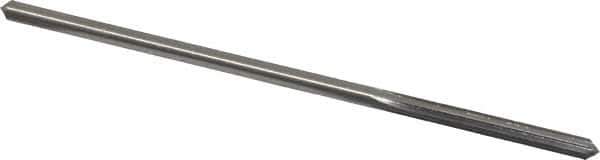 Made in USA - 0.165" High Speed Steel 6 Flute Chucking Reamer - Straight Flute, 0.153" Straight Shank, 1-1/8" Flute Length, 4-1/2" OAL - USA Tool & Supply