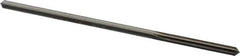 Made in USA - 0.1655" High Speed Steel 6 Flute Chucking Reamer - Straight Flute, 0.153" Straight Shank, 1-1/8" Flute Length, 4-1/2" OAL - USA Tool & Supply
