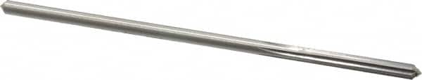 Made in USA - 0.1665" High Speed Steel 6 Flute Chucking Reamer - USA Tool & Supply