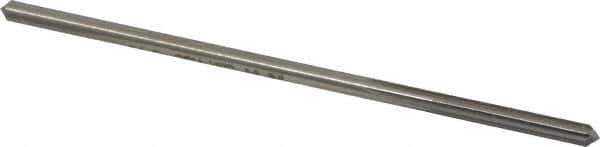 Made in USA - 0.168" High Speed Steel 6 Flute Chucking Reamer - Straight Flute, 0.1595" Straight Shank, 1-1/8" Flute Length, 4-1/2" OAL - USA Tool & Supply