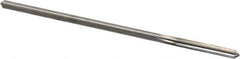 Made in USA - 0.1685" High Speed Steel 6 Flute Chucking Reamer - Straight Flute, 0.1595" Straight Shank, 1-1/8" Flute Length, 4-1/2" OAL - USA Tool & Supply