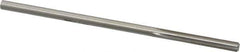 Made in USA - 0.186" High Speed Steel 6 Flute Chucking Reamer - Straight Flute, 0.1805" Straight Shank, 1-1/8" Flute Length, 4-1/2" OAL - USA Tool & Supply