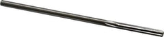 Made in USA - 0.192" High Speed Steel 6 Flute Chucking Reamer - Straight Flute, 0.186" Straight Shank, 1-1/4" Flute Length, 5" OAL - USA Tool & Supply