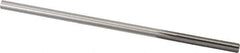 Made in USA - 0.194" High Speed Steel 6 Flute Chucking Reamer - Straight Flute, 0.186" Straight Shank, 1-1/4" Flute Length, 5" OAL - USA Tool & Supply
