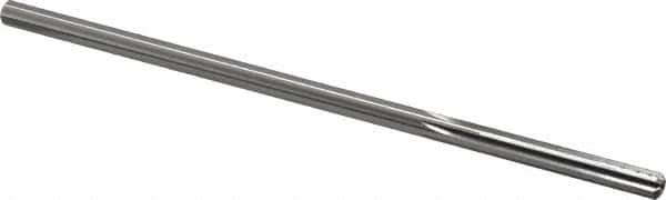 Made in USA - 0.1945" High Speed Steel 6 Flute Chucking Reamer - Straight Flute, 0.186" Straight Shank, 1-1/4" Flute Length, 5" OAL - USA Tool & Supply