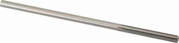 Made in USA - 0.1995" High Speed Steel 6 Flute Chucking Reamer - Straight Flute, 0.1895" Straight Shank, 1-1/4" Flute Length, 5" OAL - USA Tool & Supply