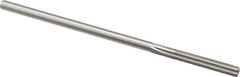 Made in USA - 0.2035" High Speed Steel 6 Flute Chucking Reamer - Straight Flute, 0.1945" Straight Shank, 1-1/4" Flute Length, 5" OAL - USA Tool & Supply