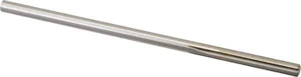 Made in USA - 0.2065" High Speed Steel 6 Flute Chucking Reamer - Straight Flute, 0.2016" Straight Shank, 1-1/4" Flute Length, 5" OAL - USA Tool & Supply