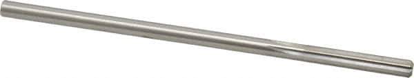 Made in USA - 0.214" High Speed Steel 6 Flute Chucking Reamer - Straight Flute, 0.2075" Straight Shank, 1-1/4" Flute Length, 5" OAL - USA Tool & Supply