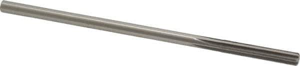 Made in USA - 0.215" High Speed Steel 6 Flute Chucking Reamer - Straight Flute, 0.2075" Straight Shank, 1-1/4" Flute Length, 5" OAL - USA Tool & Supply