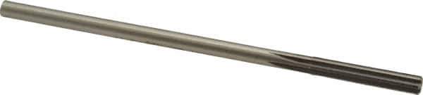 Made in USA - 0.218" High Speed Steel 6 Flute Chucking Reamer - Straight Flute, 0.2075" Straight Shank, 1-1/4" Flute Length, 5" OAL - USA Tool & Supply