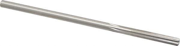 Made in USA - 7/32" High Speed Steel 6 Flute Chucking Reamer - Straight Flute, 0.2075" Straight Shank, 1-1/4" Flute Length, 5" OAL - USA Tool & Supply