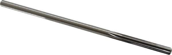 Made in USA - 0.2305" High Speed Steel 6 Flute Chucking Reamer - Straight Flute, 0.2173" Straight Shank, 1-1/2" Flute Length, 6" OAL - USA Tool & Supply