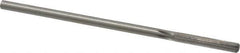 Made in USA - 0.241" High Speed Steel 6 Flute Chucking Reamer - Straight Flute, 0.2329" Straight Shank, 1-1/2" Flute Length, 6" OAL - USA Tool & Supply