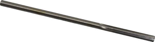 Made in USA - 0.2445" High Speed Steel 6 Flute Chucking Reamer - Straight Flute, 0.2329" Straight Shank, 1-1/2" Flute Length, 6" OAL - USA Tool & Supply