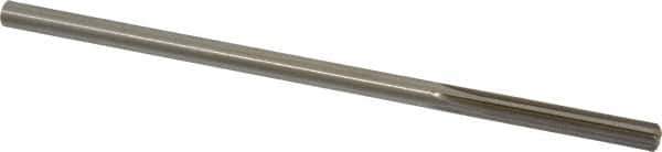 Made in USA - 1/4" High Speed Steel 6 Flute Chucking Reamer - Straight Flute, 0.2329" Straight Shank, 1-1/2" Flute Length, 6" OAL - USA Tool & Supply