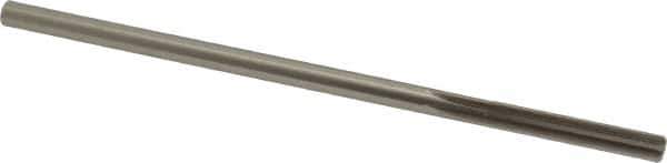 Made in USA - 0.2535" High Speed Steel 6 Flute Chucking Reamer - Straight Flute, 0.2405" Straight Shank, 1-1/2" Flute Length, 6" OAL - USA Tool & Supply