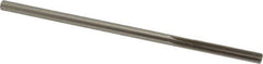 Made in USA - 0.2535" High Speed Steel 6 Flute Chucking Reamer - Straight Flute, 0.2405" Straight Shank, 1-1/2" Flute Length, 6" OAL - USA Tool & Supply